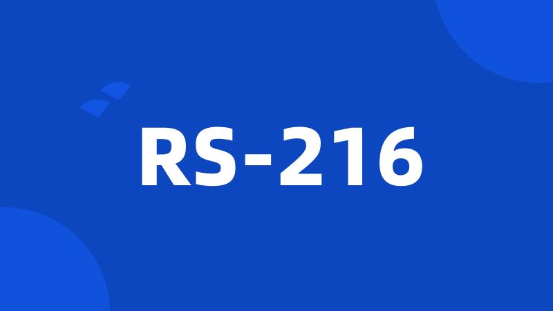 RS-216