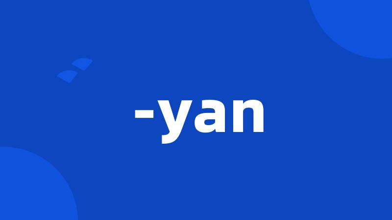 -yan