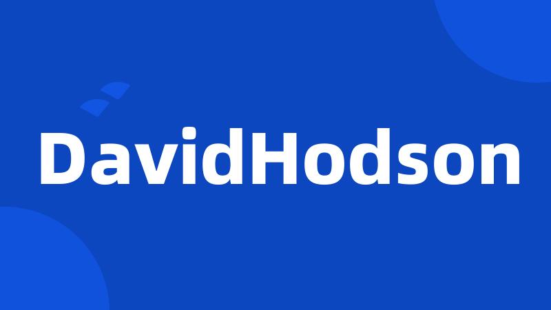 DavidHodson