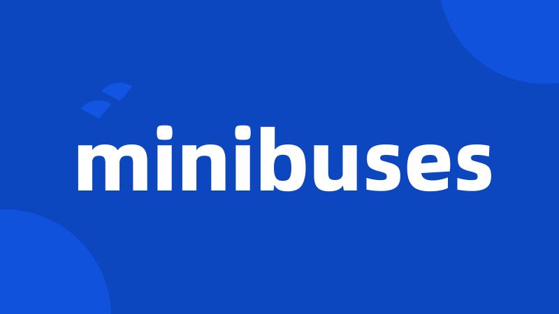 minibuses