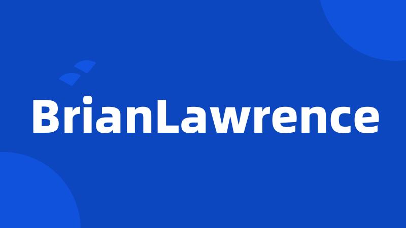 BrianLawrence