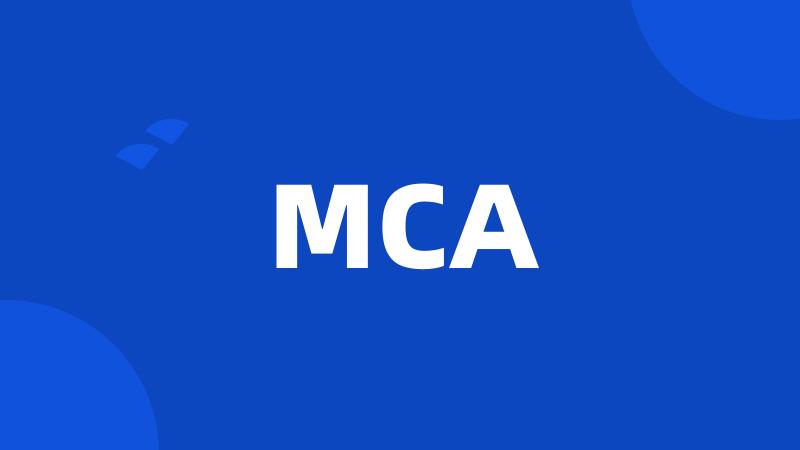 MCA