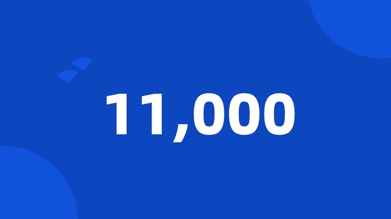 11,000