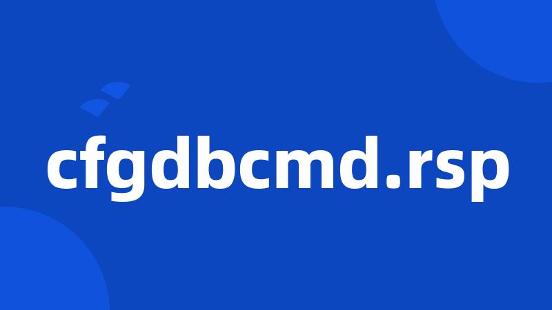cfgdbcmd.rsp
