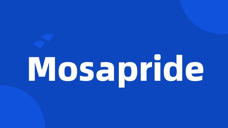 Mosapride