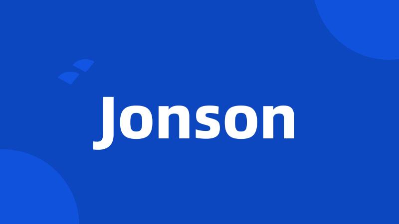 Jonson