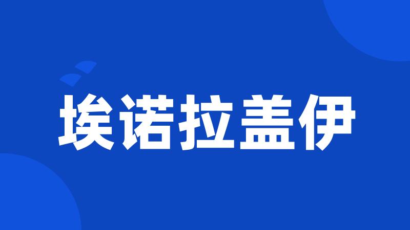 埃诺拉盖伊