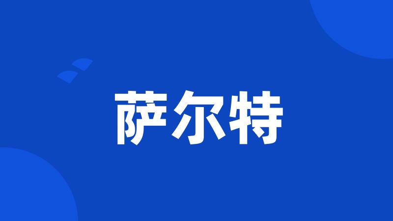 萨尔特