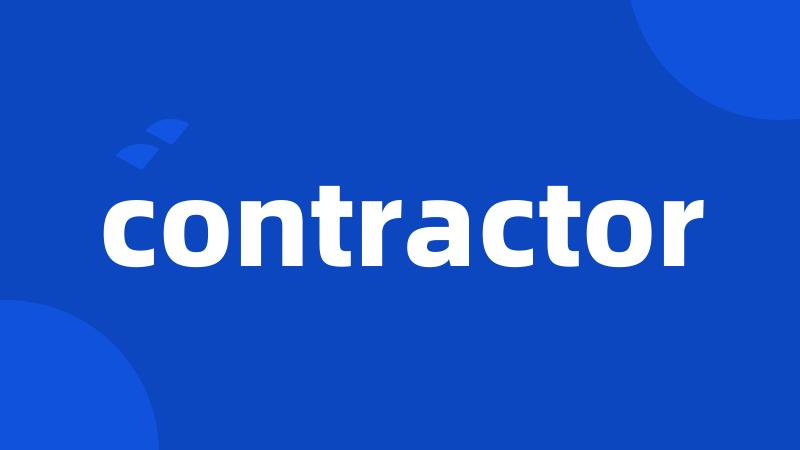 contractor