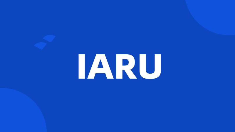 IARU