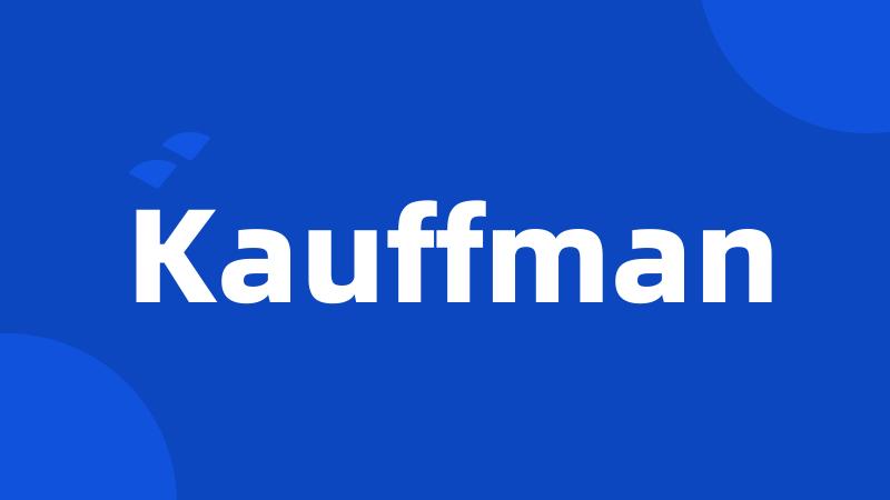 Kauffman