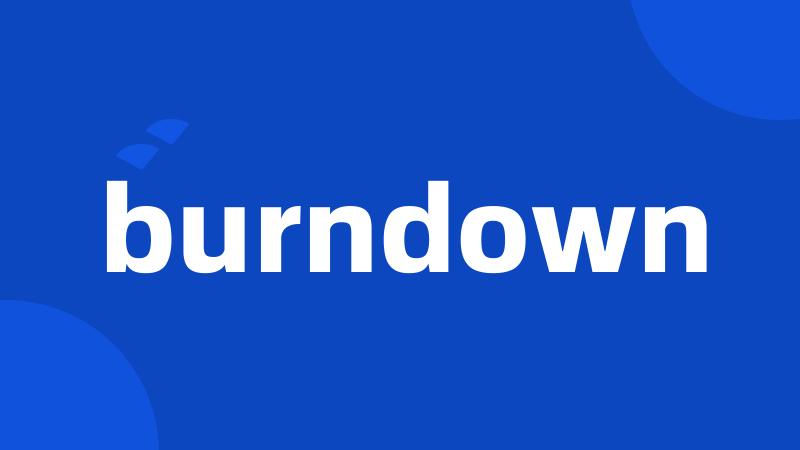 burndown