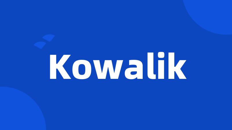Kowalik