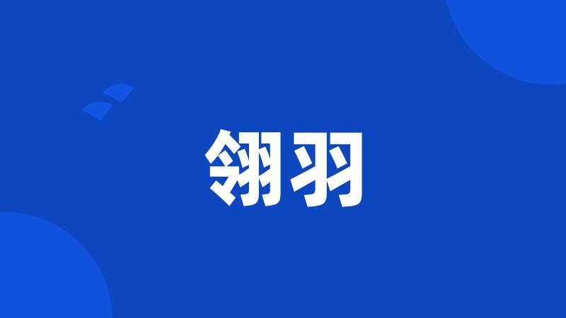 翎羽