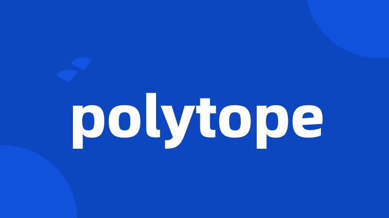 polytope