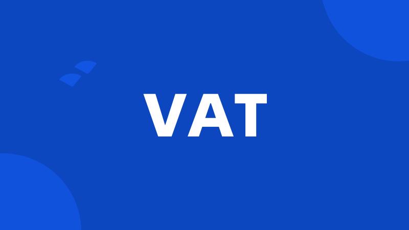 VAT