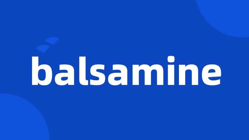 balsamine