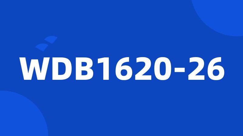 WDB1620-26