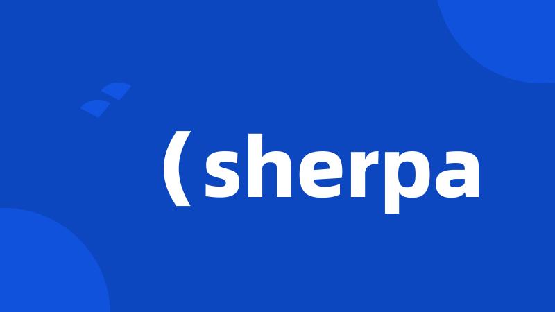 (sherpa