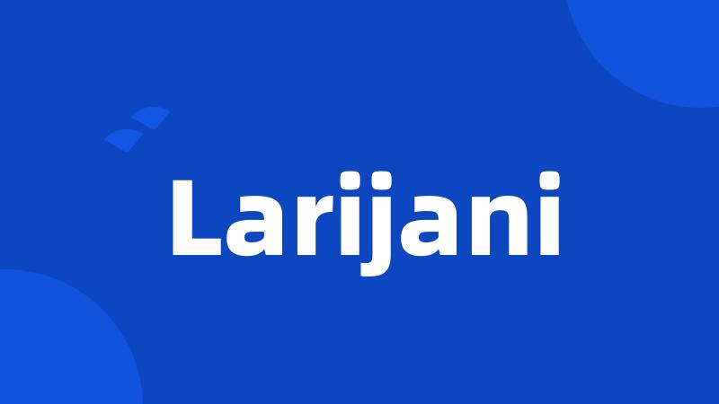 Larijani