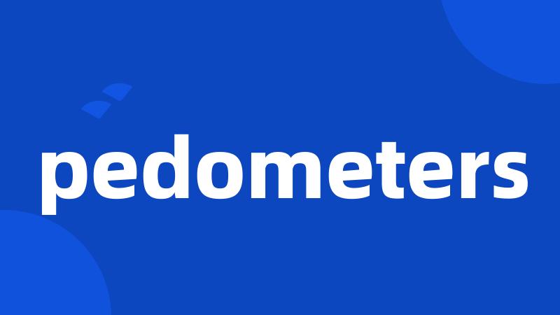 pedometers
