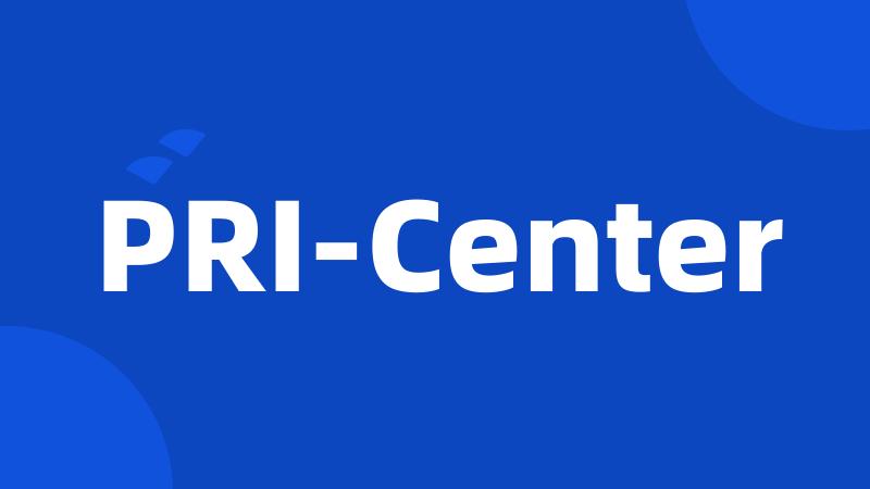 PRI-Center