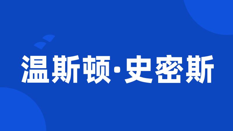 温斯顿·史密斯