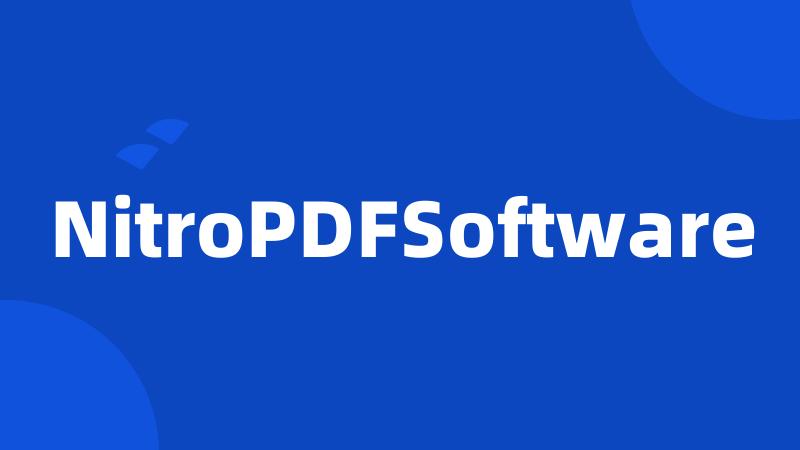 NitroPDFSoftware