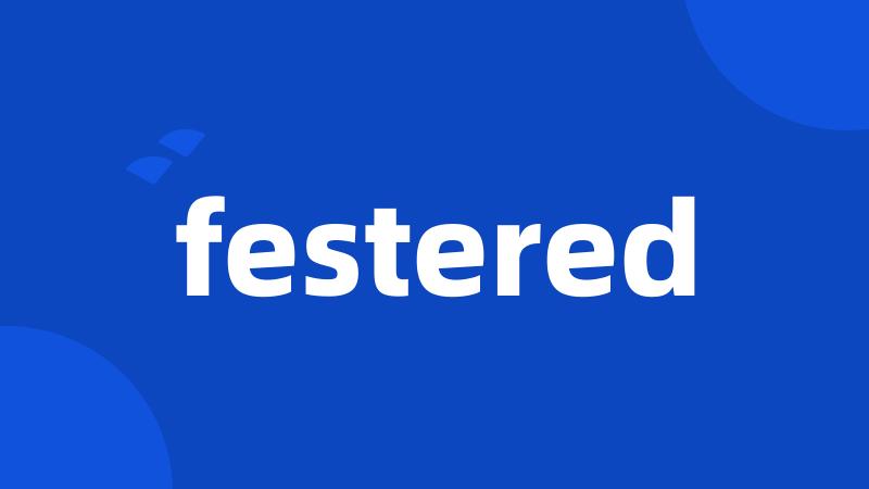 festered