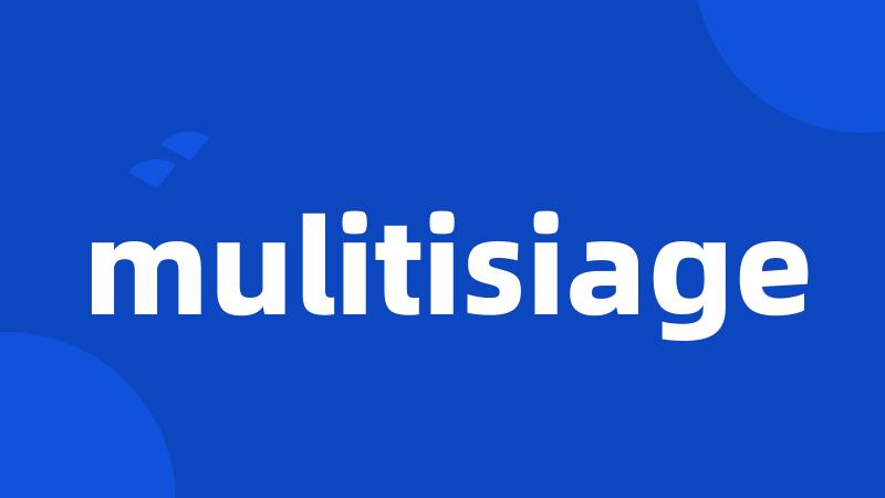 mulitisiage