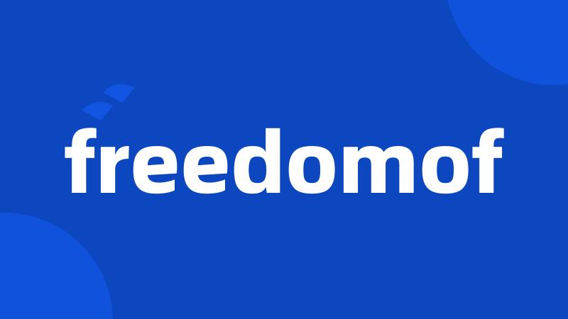 freedomof