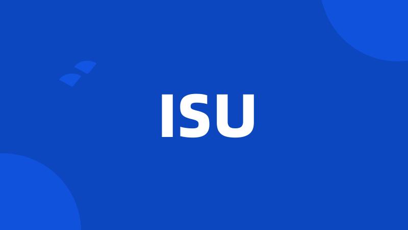 ISU
