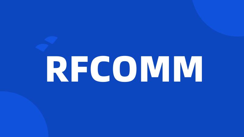 RFCOMM
