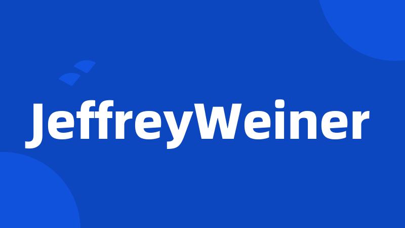 JeffreyWeiner
