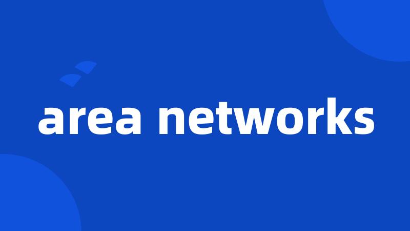 area networks
