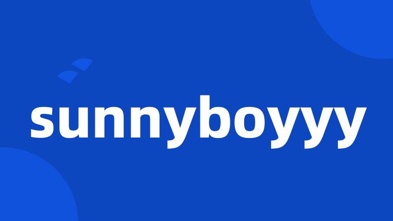 sunnyboyyy