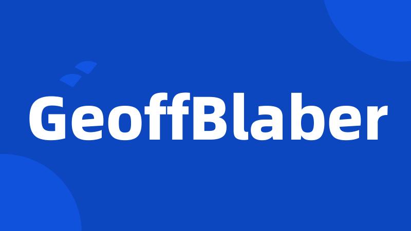 GeoffBlaber