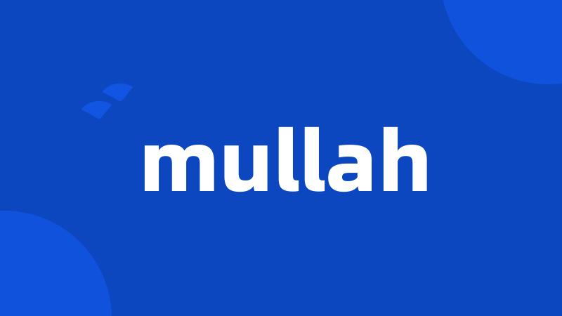 mullah