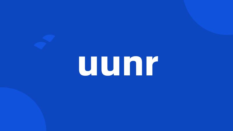 uunr