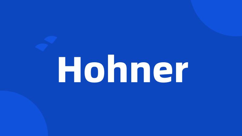 Hohner