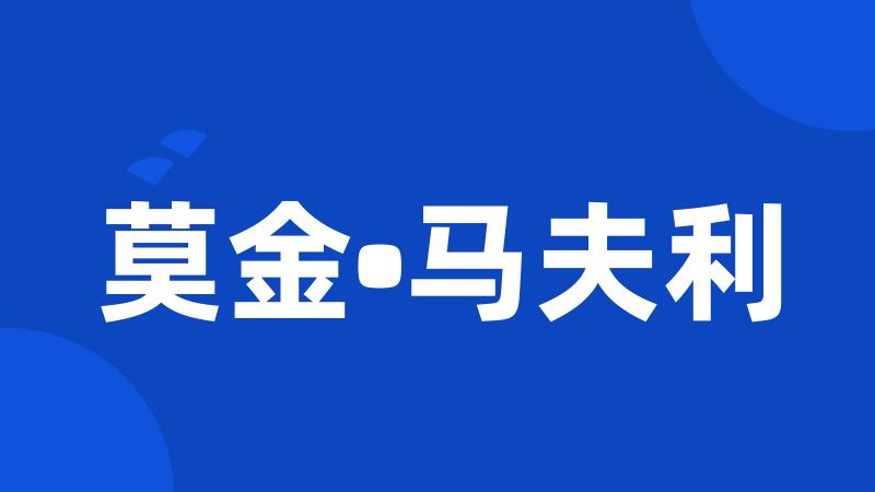 莫金•马夫利