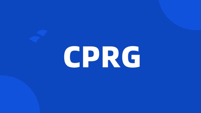 CPRG
