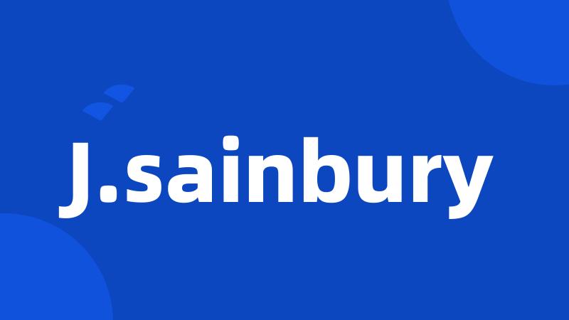 J.sainbury