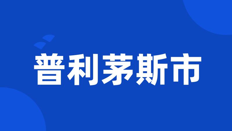 普利茅斯市