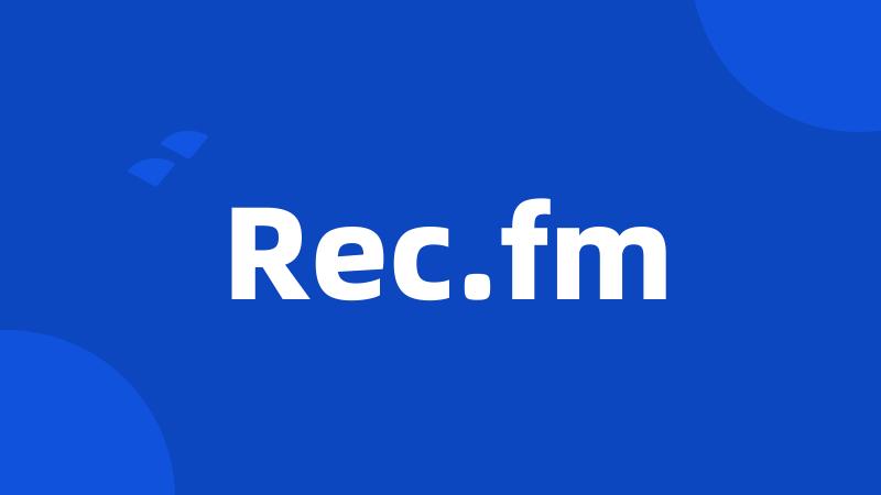 Rec.fm