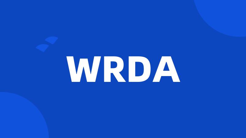 WRDA