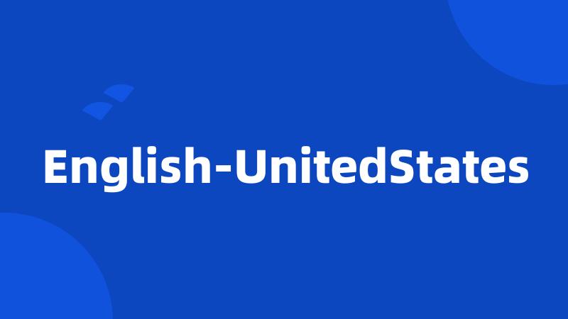 English-UnitedStates