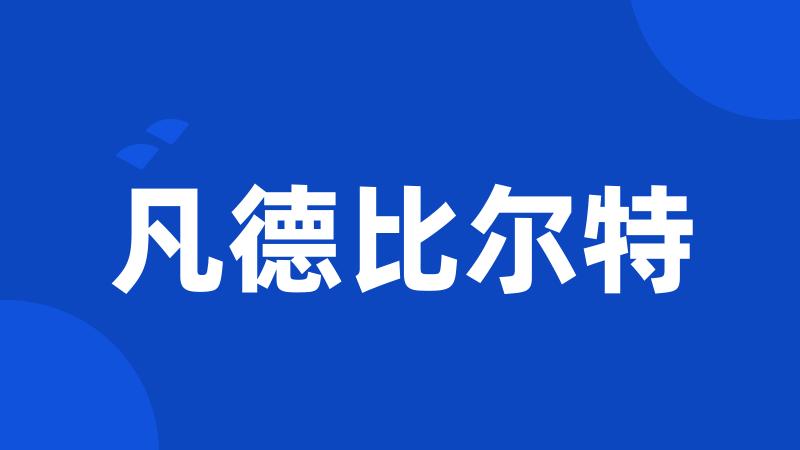 凡德比尔特