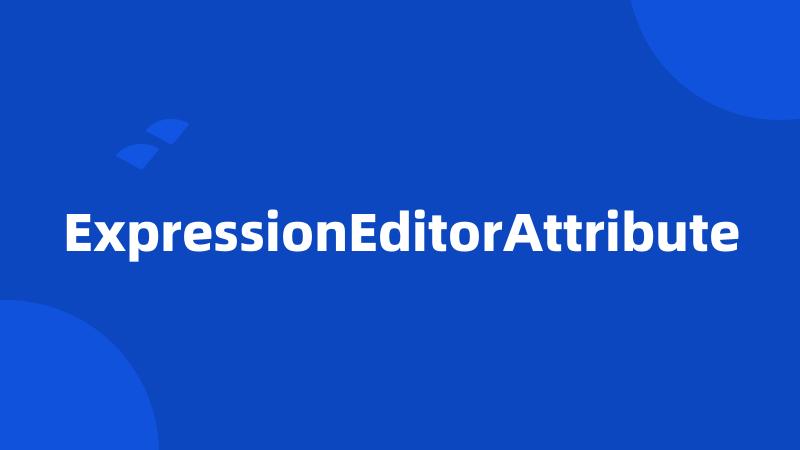 ExpressionEditorAttribute