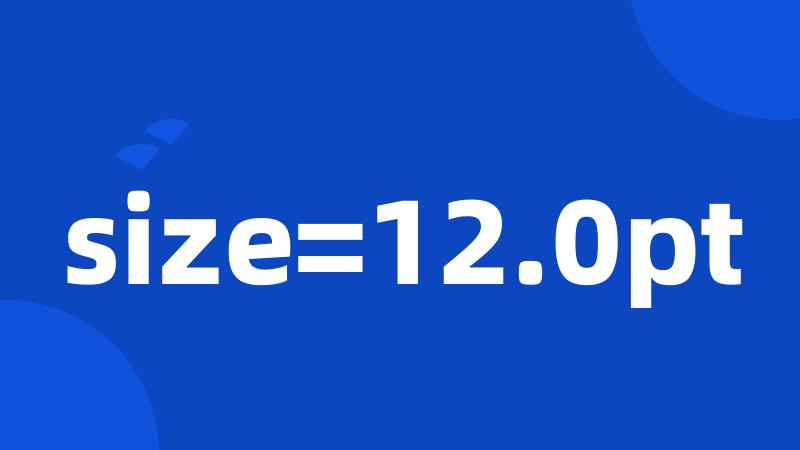 size=12.0pt